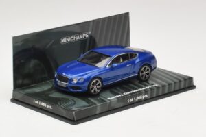 Bentley Continental GT V8 Blå Metallic Minichamps 1:43 436139982 Metall — bild 2 av 4