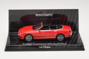 Bentley Continental GTC Speed Röd Minichamps 1:43 436139061 Metall