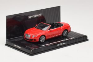 Bentley Continental GTC Speed Röd Minichamps 1:43 436139061 Metall — bild 2 av 4