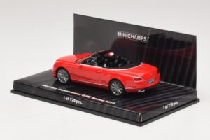 Bentley Continental GTC Speed Röd Minichamps 1:43 436139061 Metall — bild 3 av 4