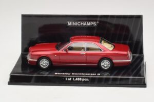 Bentley Continental R Röd Metallic Minichamps 1:43 436139920 Metall