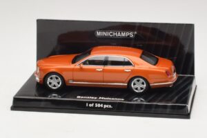 Bentley Mulsanne Orange Metallic Minichamps 1:43 436139902 Metall