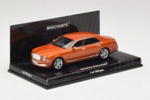 Bentley Mulsanne Orange Metallic Minichamps 1:43 436139902 Metall — bild 2 av 4