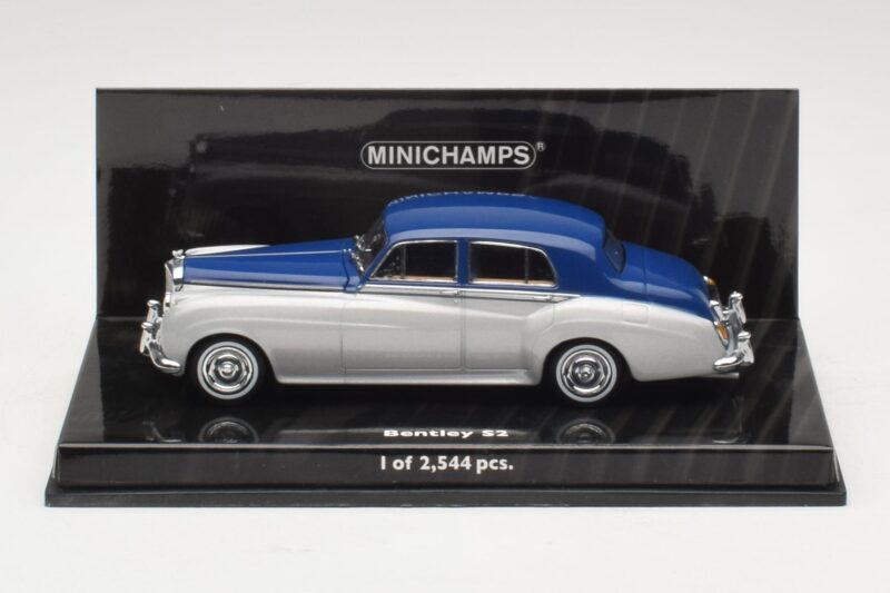 Bentley S2 Silverblå Minichamps 1:43 436139950 Metall
