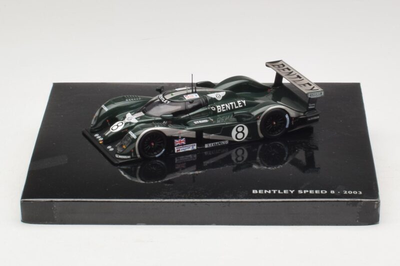 Bentley Speed 8 LMP900 #8 J. Herbert / D. Brabham / M. Blundell 24 Hours of Le Mans 2003 Minichamps 1:43 BL364 Metall
