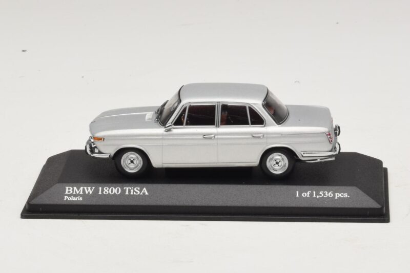 BMW 1800 TI/SA Silver Minichamps 1:43 400025100 Metall