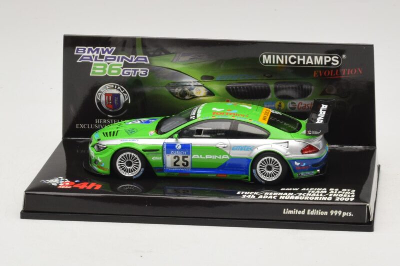 BMW Alpina B6 GT3 #25 24 Hours of Nürburgring 2009 Minichamps 1:43 437092625 Metall