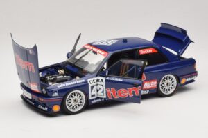 BMW M3 E30 Auto Maass #42 H. Becker DTM 1992 Minichamps 1:18 180922042 Metall — bild 2 av 8