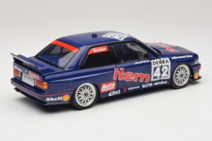 BMW M3 E30 Auto Maass #42 H. Becker DTM 1992 Minichamps 1:18 180922042 Metall — bild 3 av 8
