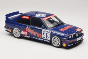 BMW M3 E30 Auto Maass #42 H. Becker DTM 1992 Minichamps 1:18 180922042 Metall — bild 6 av 8