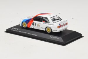 BMW M3 E30 M-Team Linder #47 Vogt / Herger Winners ETC Zolder 1987 Minichamps 1:43 430872047 Metall — bild 3 av 4