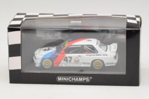 BMW M3 E30 M-Team Linder #47 Vogt / Herger Winners ETC Zolder 1987 Minichamps 1:43 430872047 Metall — bild 4 av 4