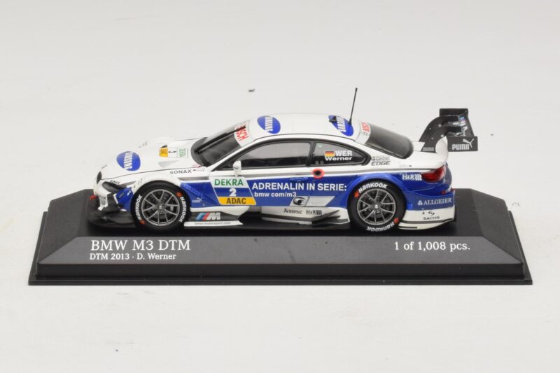 BMW M3 E92 DTM #2 D. Werner BMW Team Schnitzer DTM 2013 Minichamps 1:43 410132202 Metall
