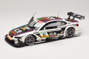 BMW M3 E92 DTM #21 M. Wittmann BMW Team MTEK 2013 Minichamps 1:18 100132221 Metall — bild 2 av 8