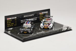 BMW M3 & M4 DTM Champions Set B. Spengler / M. Wittmann 2012 & 2014 Minichamps 1:43 412020723 Metall — bild 2 av 5