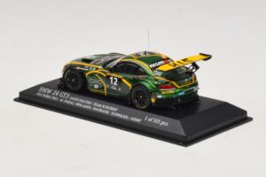 BMW Z4 GT3 Saudi Falcons #12 Al Faisal / Binladen 24 Hours of Dubai 2013 Minichamps 1:43 437132412 Metall — bild 3 av 4