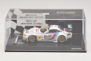 BMW Z4 GT3 Steiff #7 Muller / Ara Super GT 2015 Minichamps 1:43 447152007 Metall — bild 4 av 5