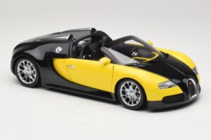 Bugatti Veyron Grand Sport Black Lemon Minichamps 1:18 100110831 Metall — bild 6 av 8