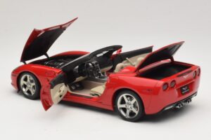 Chevrolet Corvette C6 Cabriolet Röd AUTOart 1:18 71221 Metall — bild 5 av 8