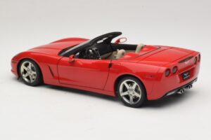 Chevrolet Corvette C6 Cabriolet Röd AUTOart 1:18 71221 Metall — bild 7 av 8