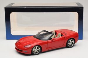 Chevrolet Corvette C6 Cabriolet Röd AUTOart 1:18 71221 Metall — bild 8 av 8