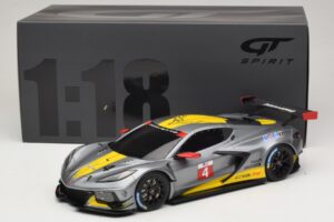 Chevrolet Corvette C8.R Grå GT Spirit 1:18 GT307 Resin — bild 6 av 6