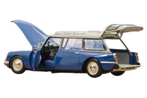 Citroën DS 21 Break Danube Blue Norev 1:18 181772 Metall — bild 2 av 4