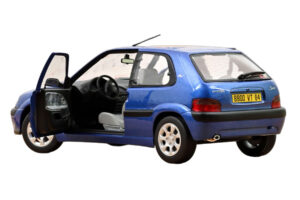 Citroën Saxo VTS Grand Pavois Blue Norev 1:18 181830 Metall — bild 2 av 3
