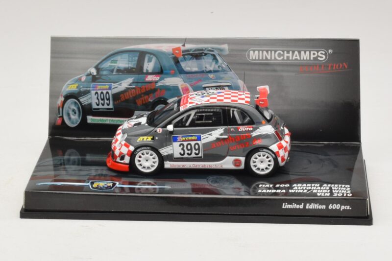 Fiat 500 Abarth Assetto Corse #399 Autohaus Winz VLN 2010 Minichamps 1:43 437101299 Metall
