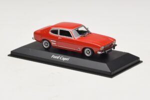 Ford Capri I Röd Maxichamps 1:43 940085500 Metall — bild 3 av 4