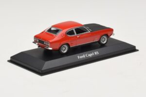 Ford Capri I Röd Med Svart Motorhuv Maxichamps 1:43 940085801 Metall — bild 2 av 4