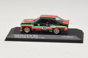 Ford Escort Mk2 RS1800 #30 H. Heyer Class Winner DRM Mainz-Finthen 1976 Minichamps 1:43 400768430 Metall