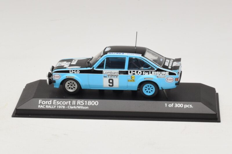 Ford Escort Mk2 RS1800 #9 R. Clark / Wilson RAC Rally 1978 Minichamps 1:43 400788409 Metall