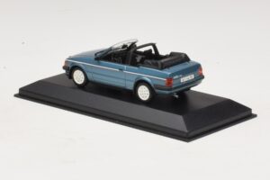 Ford Escort Mk3 Cabriolet Blå Metallic Minichamps 1:43 400085030 Metall — bild 3 av 4