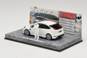 Ford Focus RS Mk2 Top Gear Vit Med Figur Minichamps 1:43 519438810 Metall — bild 3 av 5