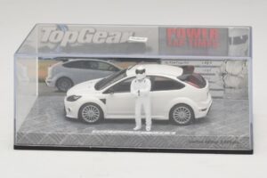 Ford Focus RS Mk2 Top Gear Vit Med Figur Minichamps 1:43 519438810 Metall — bild 4 av 5