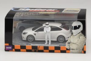 Ford Focus RS Mk2 Top Gear Vit Med Figur Minichamps 1:43 519438810 Metall — bild 5 av 5