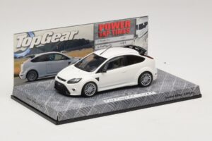 Ford Focus RS Mk2 Top Gear Vit Utan Figur Minichamps 1:43 519438810-R1 Metall — bild 2 av 5