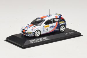 Ford Focus RS WRC #4 C. McRae / N. Grist Rally Monte Carlo 2001 Minichamps 1:43 430018904 Metall — bild 2 av 4