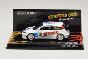 Ford Focus RS WRC #46 V. Rossi / C. Cassina RAC Rally 2007 Minichamps 1:43 400078446 Metall