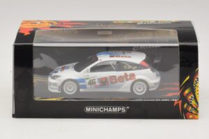 Ford Focus RS WRC #46 V. Rossi / C. Cassina RAC Rally 2007 Minichamps 1:43 400078446 Metall — bild 5 av 5