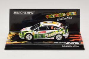 Ford Focus RS WRC #46 V. Rossi / C. Cassina RAC Rally 2008 Minichamps 1:43 400088146 Metall