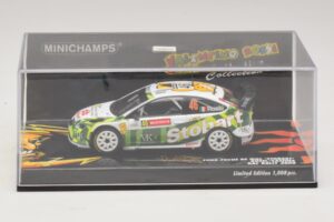 Ford Focus RS WRC #46 V. Rossi / C. Cassina RAC Rally 2008 Minichamps 1:43 400088146 Metall — bild 4 av 5
