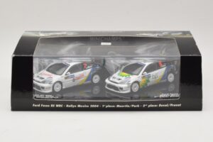 Ford Focus RS WRC Rally Mexico 2004 Set Minichamps 1:43 402048376 Metall — bild 5 av 5
