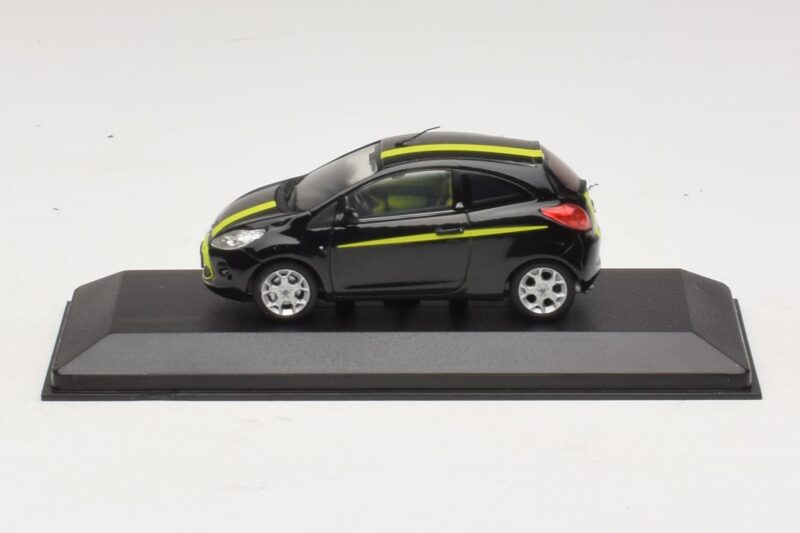 Ford Ka Mk2 Svart Gul Minichamps 1:43 400088200 Metall