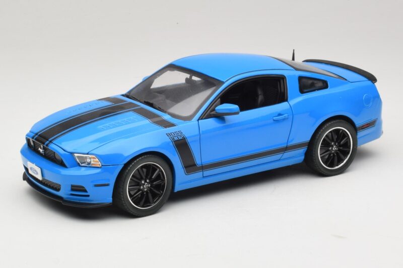Ford Mustang Boss 302 S197 Blå Shelby Collectibles 1:18 25414S Metall