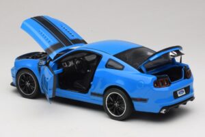 Ford Mustang Boss 302 S197 Blå Shelby Collectibles 1:18 25414S Metall — bild 5 av 8