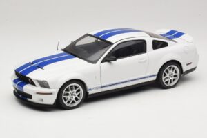 Ford Shelby Cobra GT500 Concept Vit med Blå Rand AUTOart 1:18 73052 Metall