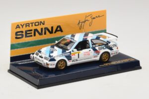 Ford Sierra RS Cosworth #1 A. Senna Rally Test 1986 Minichamps 1:43 540864399 Metall — bild 2 av 4