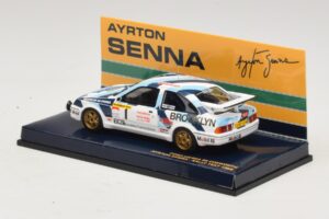 Ford Sierra RS Cosworth #1 A. Senna Rally Test 1986 Minichamps 1:43 540864399 Metall — bild 3 av 4